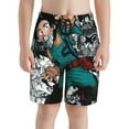 thumbnail image 4 of My Hero Academia Swim Trunk, Beach Board Shorts For Boys Girls, Quick Dry Swimsuit With Mesh Linning, Swimming Trunks For Kids Teens, 4 of 9