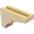 thumbnail image 5 of 3"W x 9"D x 6"H Classic Monterey Rough Cedar Woodgrain TimberThane Corbel, Primed Tan, 5 of 6