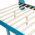 thumbnail image 6 of SESSLIFE Upholstered Platform Bed, Full Bed with a Storage Drawer, Blue Full Bed Frame, Storage Platform Bed Frames, Hold 600 LBS, No Box Spring Needed, Easy Assembly, 6 of 9