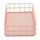 thumbnail image 5 of Cesta de Almacenamiento de Hierro ANGGREK para Uso Profesional color Oro rosa, 5 of 5