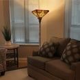 thumbnail image 3 of Tiffany Style Floor Lamp Torchiere Uplight 70" Tall, 3 of 6