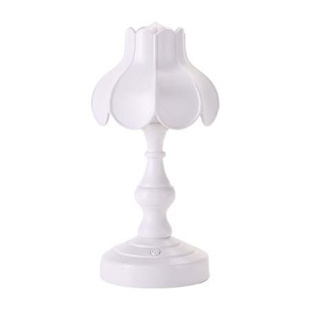 

GoldHub Night Light Switch Design Vibrant Color Non-Glaring Non-Slip Wide Application Enhance Atmosphere Plastic Rechargeable Lotus Leaf Style Table LED Lamp for Home