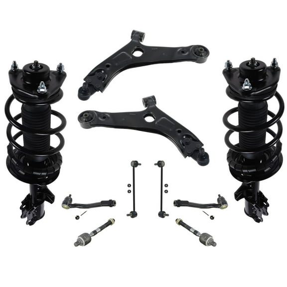 Front Complete Struts Control Arms Tie Rods & Links For Hyundai Tucson 2010-13