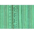 thumbnail image 1 of Ahgly Company Indoor Rectangle Solid Turquoise Blue Modern Area Rugs, 3' x 5', 1 of 4