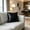Black, variant on Faux Leather Pillow Cover Decorative Cushion Case Soft Durable Stylish Easy Clean Scratch Resistant Modern Home Accent Design, for Sofa Bedroom Living Room Office Hotel Dorm Use
