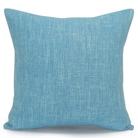 Acanva Decorative Accent Throw Pillow Cushion with Pillowcase Cover Sham & Insert Filling, 24" Large, Solid Sky Blue