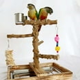thumbnail image 4 of TISHITA Bird Playground Bird Playpen Parrot with Tray Portable Cage Branch Perch, 4 of 8