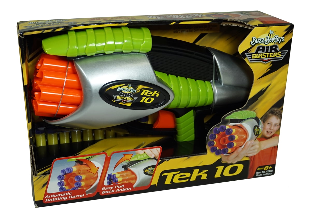 Plastic Air Blaster toy Gun with 2 Foam Balls ages 3+ 