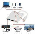 thumbnail image 2 of Jinsinto Docking Station Usb-c Multiport Adapter For Usb 3.0, 4k Hdmi And Usb-c 3.1, 2 of 5