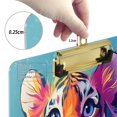 thumbnail image 3 of Acrylic Writing Board Silver12.5*9 Inch Clipboards Transparent Acrylic Material Suitable For Office Classroom Teachers Fashion Bloggers Stationery Enthusiasts Rainbow Tiger Cub, 3 of 9