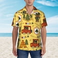 thumbnail image 4 of Bixox Men's Hawaiian Shirts Men's Forest Guard Print Short-Sleeve Shirt-X-Large, 4 of 8