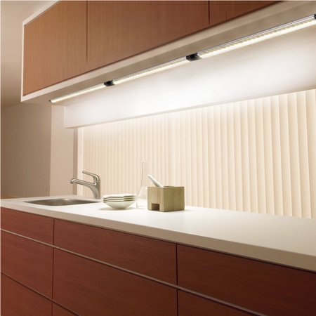 

Under Cabinet LED Lighting Kit Cabinet Light Strips for Kitchen Counter Closet and Shelf with US Plug(Warm White)