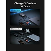 UGREEN 67W 20000mAh Power Bank, Portable Charger with Built-in USB-C Cable, Fast Charging for Phone and Tablet