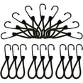 thumbnail image 1 of Gancho, cuerdas elásticas con ganchos, gancho elástico de 25 piezas, tensor de goma elástica negra para lona, ​​gancho elástico para piscina TUNC Sencillez, 1 of 5