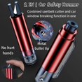 thumbnail image 5 of Safe Pro X Car Window Breaker and Seat Belt Cutter,2 IN 1 Life Hammer Emergency, 5 of 5