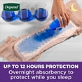 thumbnail image 5 of (2 pack) Depend Night Defense Incontinence Underwear for Women, Adult Diapers, M, 24 Count, 5 of 23