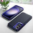 thumbnail image 6 of Allytech Galaxy S24 Ultra Case with 1 Pcs Screen Protector, HD Clear Tempered Glass Screen Protector, Military Grade Shockproof Anti-Scratch Phone Case Cover for Samsung Galaxy S24 Ultra 6.8", Blue, 6 of 7