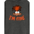 thumbnail image 3 of Inside Out, Men's & Big Men's Graphic Hoodie, Anxious Anxiety, Sizes XS-3XL, 3 of 4
