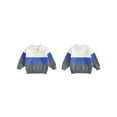 thumbnail image 2 of Gzhioc Toddler Baby Boy Fall Sweater 6 9 12 18 24 Months 2T 3T Lapel Collar Long Sleeve Patchwork Upper Button Down Pullover Warm Knit Tops, 2 of 9