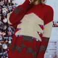 thumbnail image 3 of Suéter navideño para mujer, sudaderas hechas a mano para hombres grandes y altos, sudaderas con capucha de color sólido, suéteres tipo pulóver para mujeres, gráficos, 3 of 4