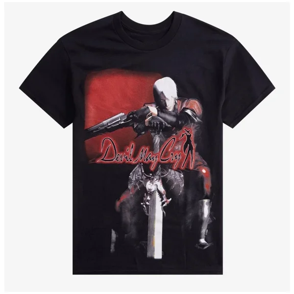RARE Devil May Cry Game Cover T-Shirt Unisex Size S-5XL