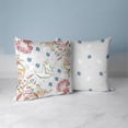 thumbnail image 4 of Avian Garden Throw Pillow with Removable Cover in Gray 16x16, 4 of 6
