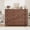 Brown-8 Drawers, variant on Mid Century Modern Dresser, 55" Wide Large Wooden Chest with Deep Drawers, Metal Knobs, Ideal Clothes Storage, Boho & Vintage Style-8-drawers,Brown
