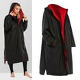 thumbnail image 2 of Chaqueta de surf Robe Chaqueta Negro Rojo M Sunnimix Cambio de chaqueta de robo, 2 of 8