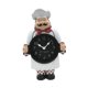 thumbnail image 2 of Reloj de pared de chef, reloj decorativo, adorno creativo moderno, reloj de escritorio para sala de estar, panadería, restaurante, cafetería, decoraci, 2 of 8