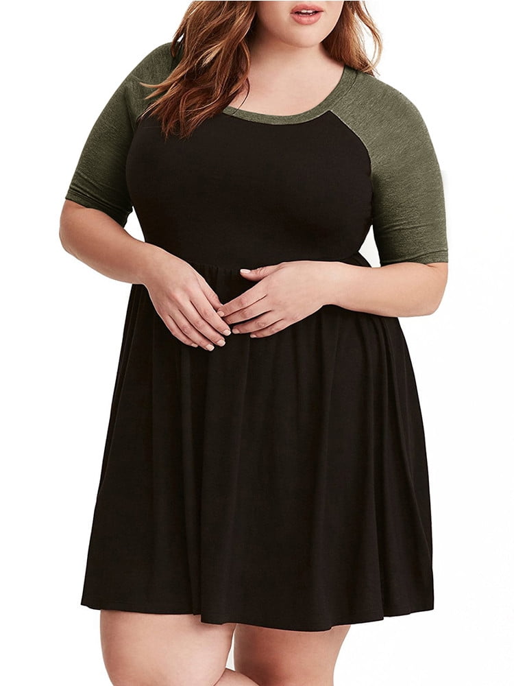 walmart plus size spring dresses