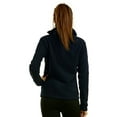thumbnail image 3 of Womens Classic Fit Full-Zip Polar Soft Fleece Jacket With Pockets Navy, Small, 3 of 4