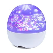 Merkury Innovations Multiglow Galaxy Night Light LED Lightshow Projector - 5.7 Height, 5.23 Width
