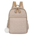 thumbnail image 1 of Women Oxford Backpack Large Daypack Zipper Fashion Large Travel Bookbag(White), 1 of 7