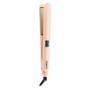 Tayshia by Conair Double Ceramic 1" Flat Iron Hair Straightener Peach CS224T