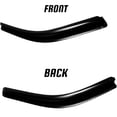 thumbnail image 3 of JSP Out-Channel Side Window Deflector Strip, Rain Guard For Ford F150 Regular Cab 2009-2014, Dark Smoke Acrylic, Adhesive Tape Mount Wind Sun/Rain Weather Shield, Set of 2, 3 of 9