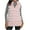 Pink, variant on Frostluinai Womens Faux Fur Hooded Vests Sleeveless Open Front Jacket Coats Warm Fleece Sherpa Vests Solid Color Winter Coats Gifts