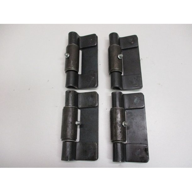 (4) 4.5" Steel Butterfly Weld On Hinges / Cargo Utility Trailer Ramp