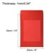 thumbnail image 2 of Sobres con ventana Unique Bargains A4 Transparente Rojo 10 Paquetes, 2 of 5