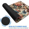 thumbnail image 6 of Long Mouse Pads for Desk,Pioneer Flower Floral Print Pattern Desk Mats on Top Of Desks, Desk Mouse Pad Extra Large with 3mm Non-Slip Base and Stitched Edge for Gaming,Office,Work,Home 31.5"x11.8", 6 of 6