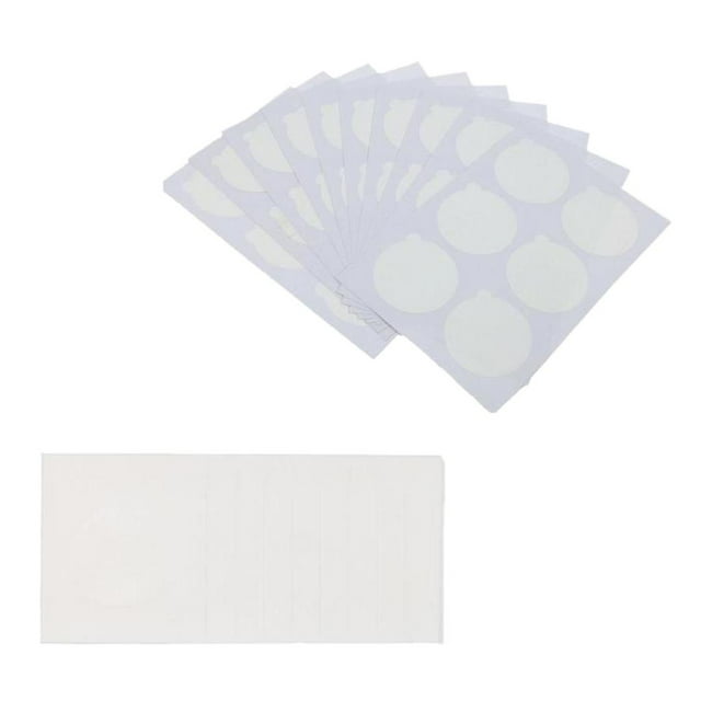 60pcs Cinta adhesiva desechable para soporte de pegamento con bandeja para pestañas