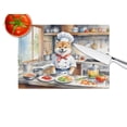 thumbnail image 4 of Shiba Inu The Chef Glass Cutting Board 12 in x 15 in, 4 of 5