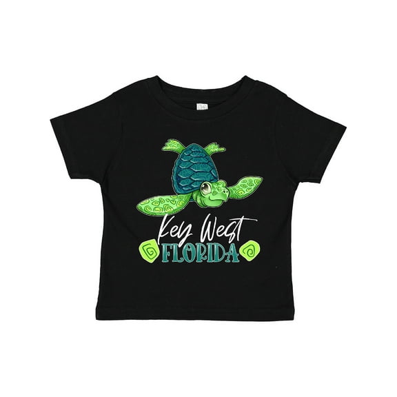 Inktastic Key West, Florida Happy Sea Turtle Boys or Girls Toddler T-Shirt