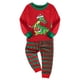 thumbnail image 1 of Conjunto de pijamas para niños pequeños, ropa de dormir de dinosaurio, regalo de Año Nuevo de dibujos animados, Top y pantalones, 100% algodón, navidad, 1 of 4