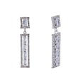 thumbnail image 2 of Aretes Largos A La Moda Con Zirconia, 2 of 3