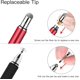 thumbnail image 4 of 2 lápices ópticos para pantallas táctiles, lápiz capacitivo de alta sensibilidad y punta fina, lápiz óptico universal con disco transparente para iPhone X/8/8plus, iPad/iPad Pro/iPad Mini y, 4 of 5