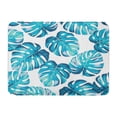 thumbnail image 1 of LADDKE Aloha Tropical Seamless Pattern with Exotic Palm Leaves Vector Illustration Doormat Floor Rug Bath Mat 30x18 inch, 1 of 1