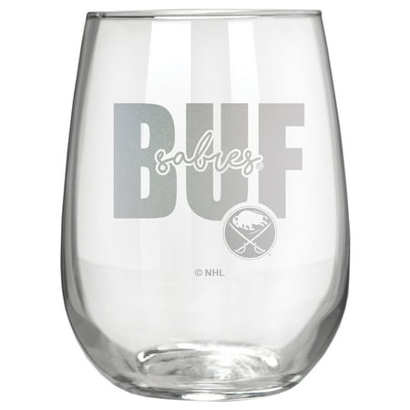 

Buffalo Sabres Etched 17oz. City Stemless Wine Glass