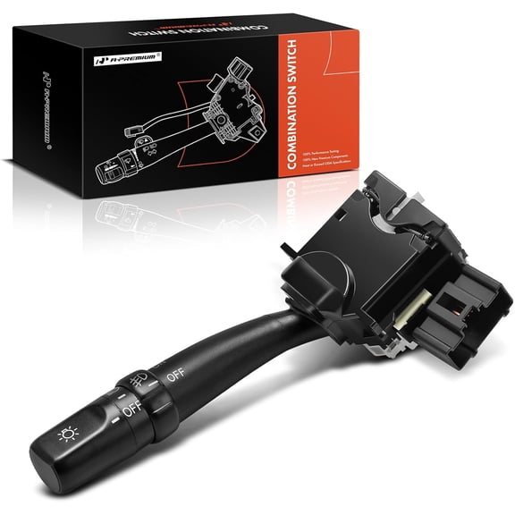 A-Premium Turn Signal Switch, Headlight Dimmer Fog Light Multifunction Switch Lever Compatible with Toyota 4Runner 2000-2009, No Auto Headlight