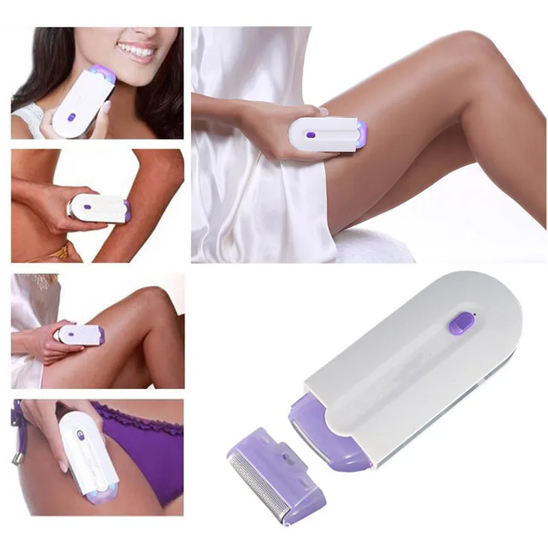 Women's Epilator Painless 2 IN 1 Hair Remover Epilator Body Face Leg Bikini Shaver Hair Removal Hair Trimmer Shaving Device