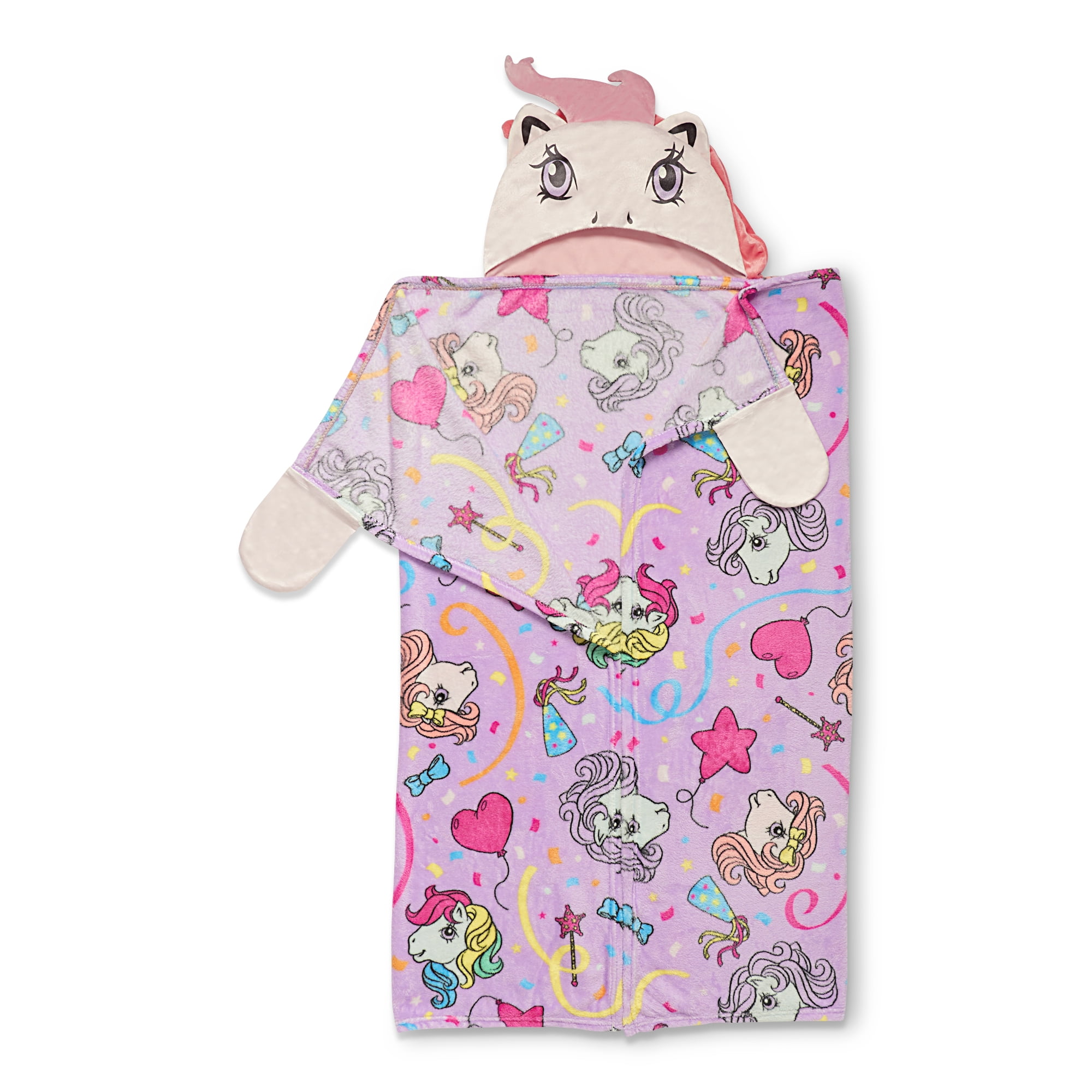 My Little Pony Pony Celebration Hooded Throw 40x50 inches